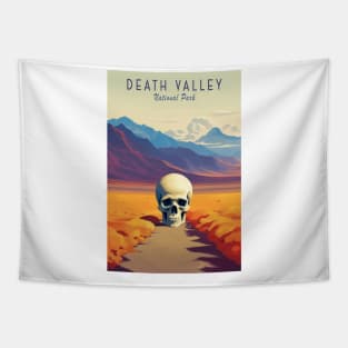 Death Valley National Park Vintage Travel  Poster Tapestry