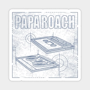 Papa Roach - Technical Drawing Magnet