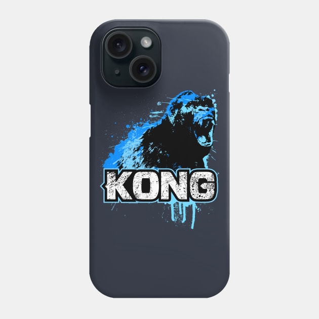 KONG - Splatter Phone Case by ROBZILLA