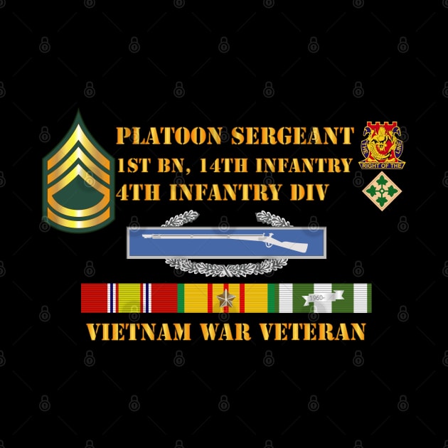 1st Bn 14th Inf - 4th ID - Plt Sgt - E7 - Vietnam Vet by twix123844