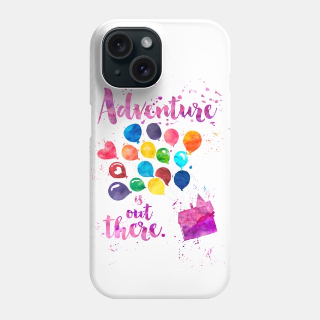 Adventure is Out There Phone Case by literarylifestylecompany