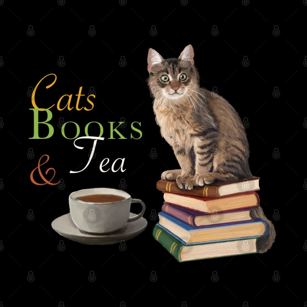 Cats, books and tea by Karienbarnes