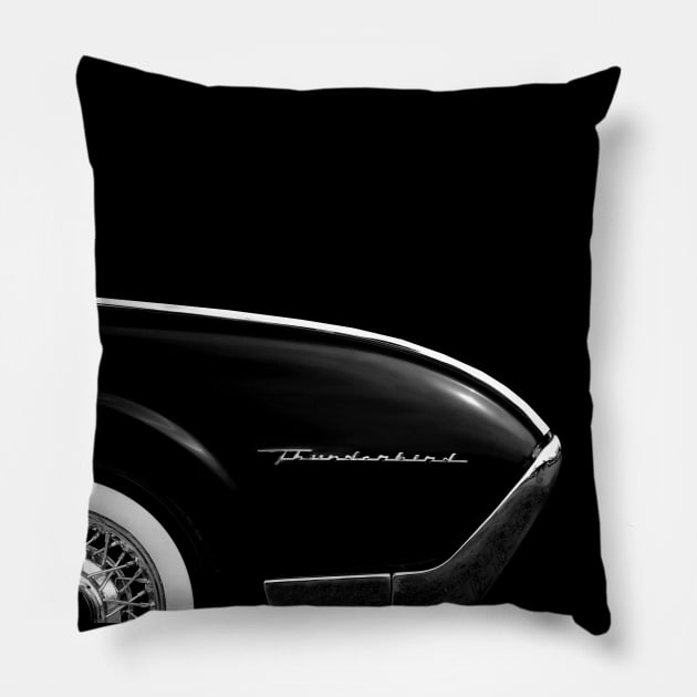 1962 Ford Thunderbird Pillow by mal_photography