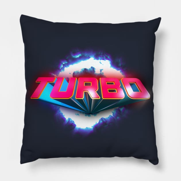 Turbo Blast Pillow by JHdesign