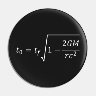 Gravitational Time Dilation Of General Relativity Pin