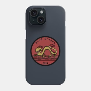 Wood Dragon Year of the Dragon 2024 Phone Case