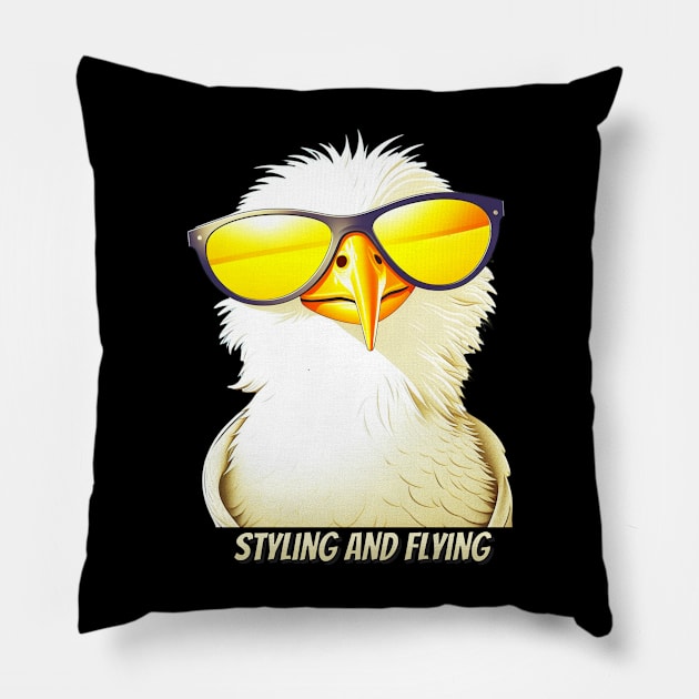 Styling Gull Pillow by shipwrecked2020