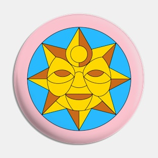 Sun of Abundance (brown) Pin