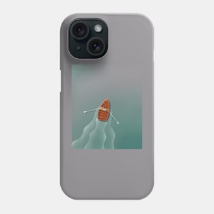 Sail away in the little boat Phone Case