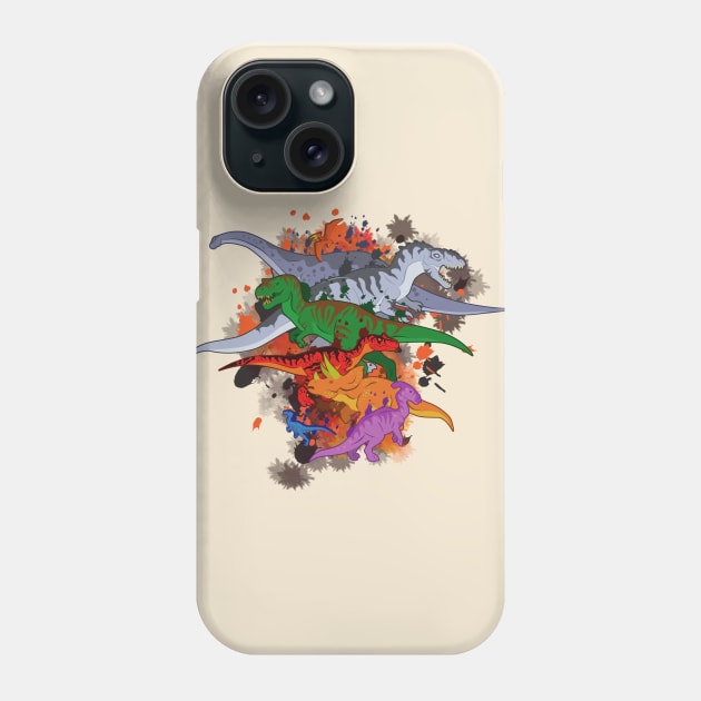 Dinosaurs Phone Case by SakuraDragon