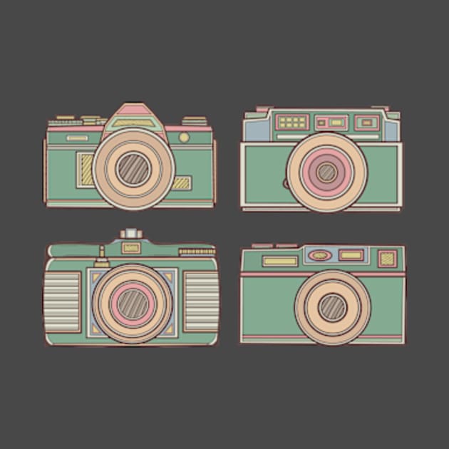 Green Retro Camera by milhad