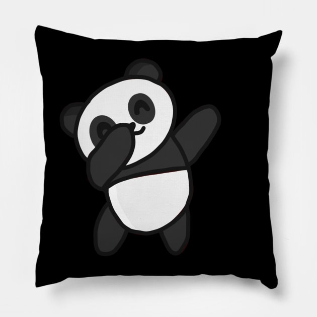 Dabbing Panda Pillow by TheUnknown93