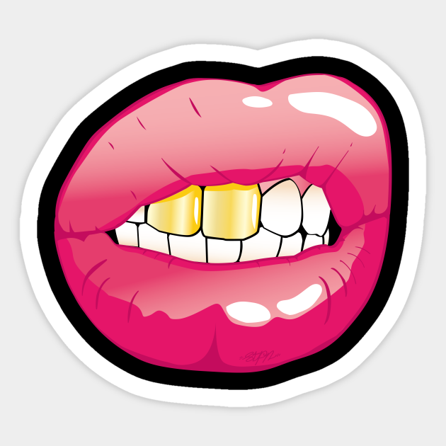 pop art lips face mask