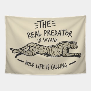 The Real Predator in Savana Tapestry