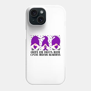 Gnome One Fights Alone Cystic Fibrosis Awareness Phone Case