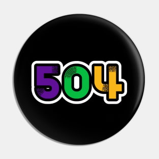 504 Mardi Gras Pin