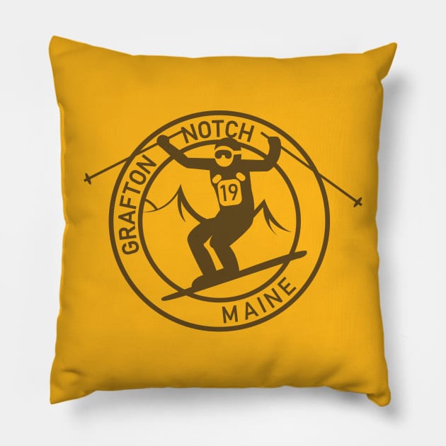 Grafton Notch Maine Pillow by Gimmickbydesign