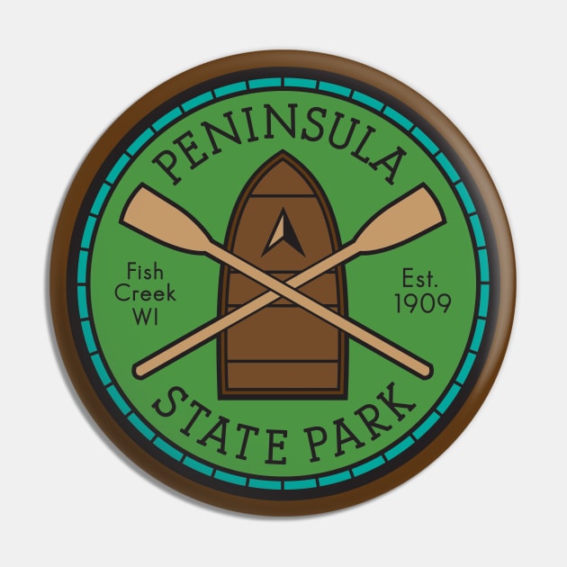 Peninsula State Park Pin by FuzzFace Designs