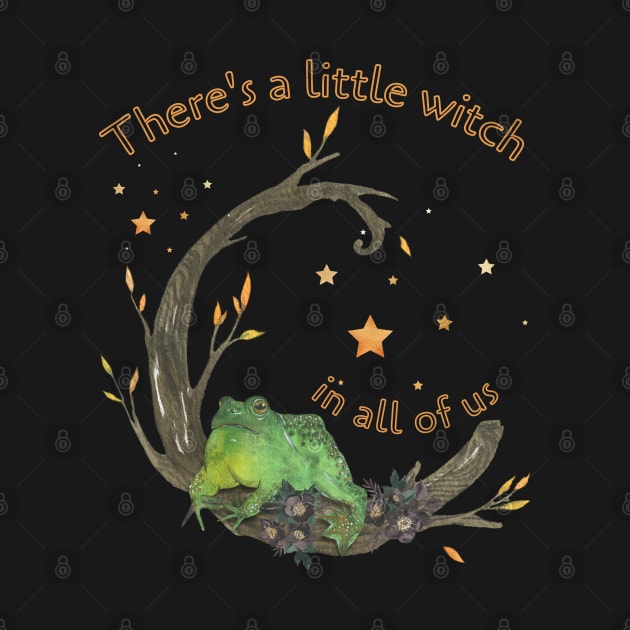 A Little Witch In All of Us Frog by MalibuSun
