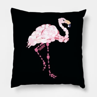 Pickleball Flamingo Pillow