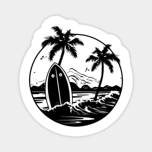 Ride the Waves with your surfboard Magnet