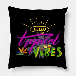 Tropical Vibes Design Pillow