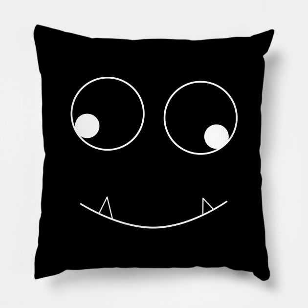 Captian Tusk Tooth (wt) Pillow by galacticshirts