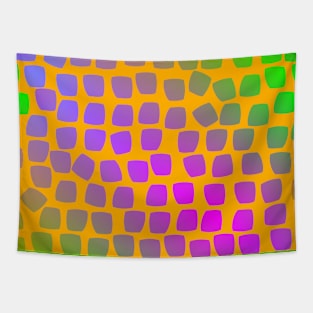 Candy Leopard Multicolored on Yellow Orange Tapestry