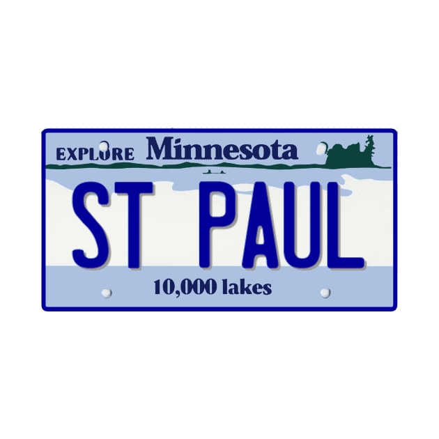 St. Paul License Plate by zsonn