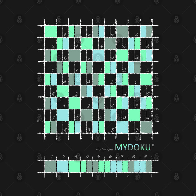 Mydoku_W001_V001_002_F&B: Sudoku, Sudoku coloring, logic, logic puzzle, holiday puzzle, fun, away from screen by Mydoku