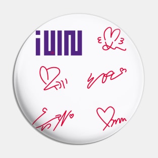 AUTOGRAPHS OF THE GROUP (G) IDLE Pin