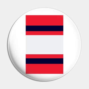 Arsenal Varsity Retro Red, White & Navy Home Pin