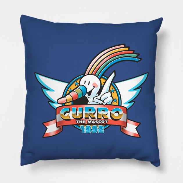 The mascot Pillow by Cromanart