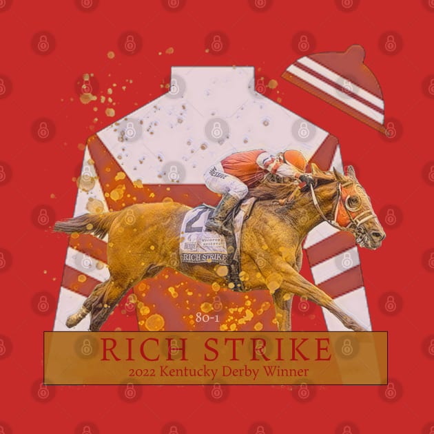 Rich Strike (faded) 2022 Kentucky Derby Winner by Ginny Luttrell