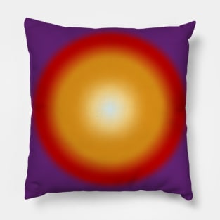 fiery sunset gradient Pillow