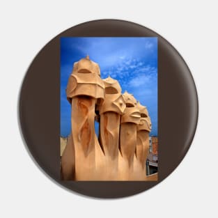 Sentinels of Gaudi on la Pedrera Pin