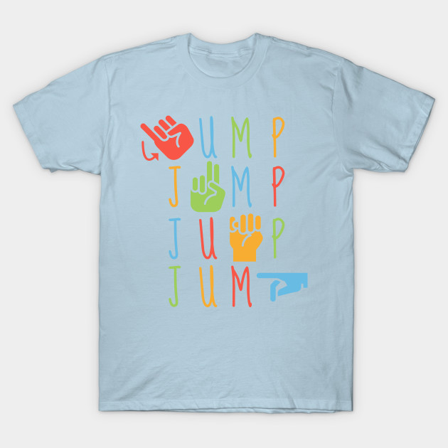 Disover ASL Jump- Kids Sign Language - Sign Language - T-Shirt