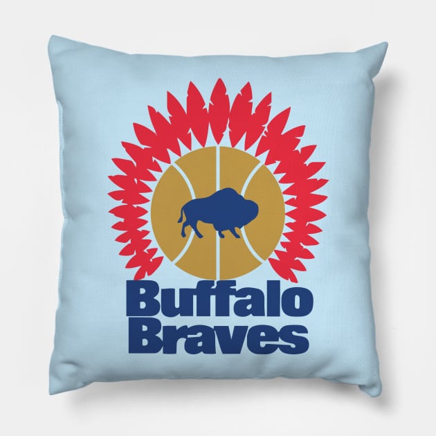 DEFUNCT - BUFFALO BRAVES Pillow by LocalZonly