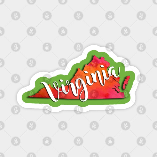 Virginia 9 Magnet by doodlesbydani