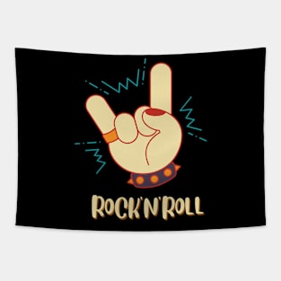 Rock n Roll Horn Tapestry