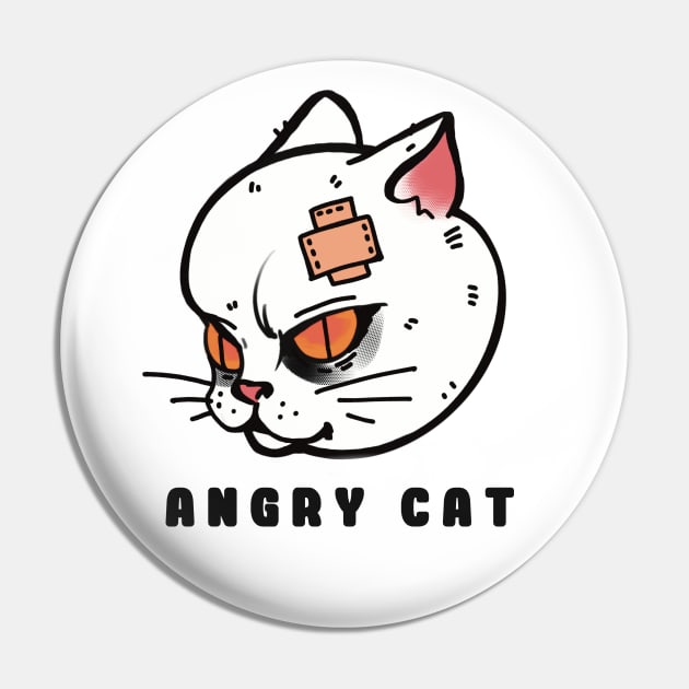 Bully cat Pin by LinkasArt