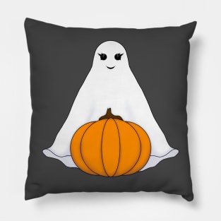 Pumpkin and Ghost Pillow