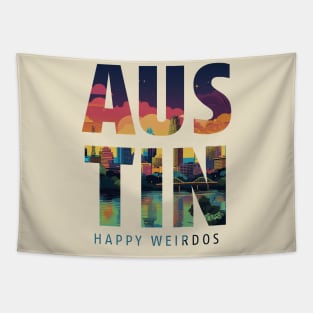 Austin: Happy Weirdos - Texas Tapestry