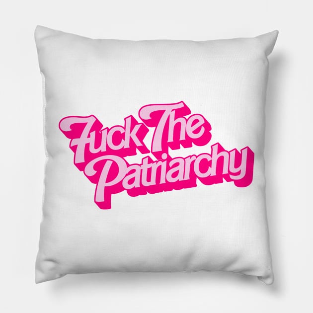 Fuck the Patriarchy Pillow by darklordpug