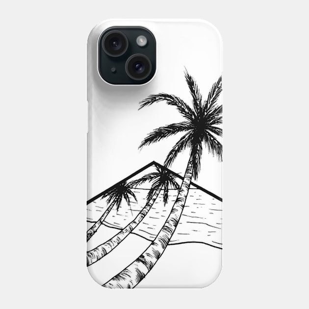 Palm Trees Phone Case by Ysketch