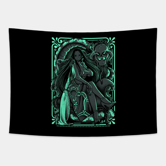 Girl Anime Snake Tapestry by KawaiiDread