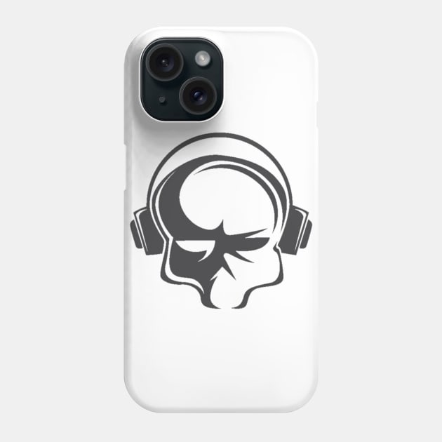 Gaming skull Phone Case by GAMINGQUOTES