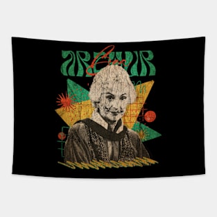 VINTAGE POP RETRO -Bea Arthur Golden Squad Black-  STYLE 70S Tapestry