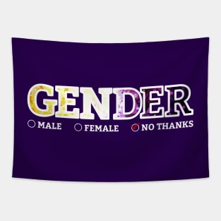 Gender? No thanks. Tapestry