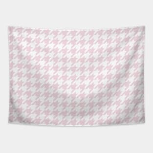 Pink Houndstooth Tapestry